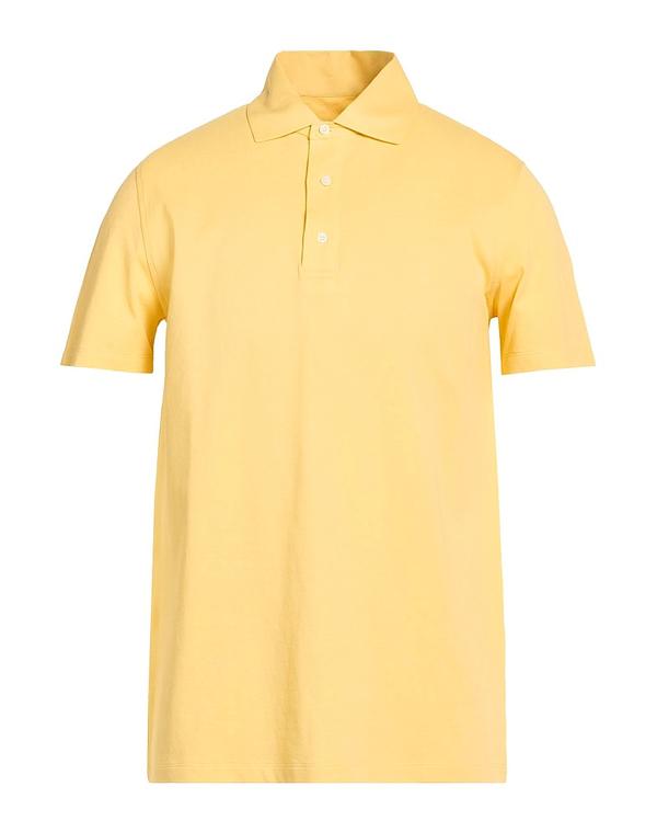 イザイア メンズ トップス ポロシャツ ISAIA ポロシャツ Yellow イエロー