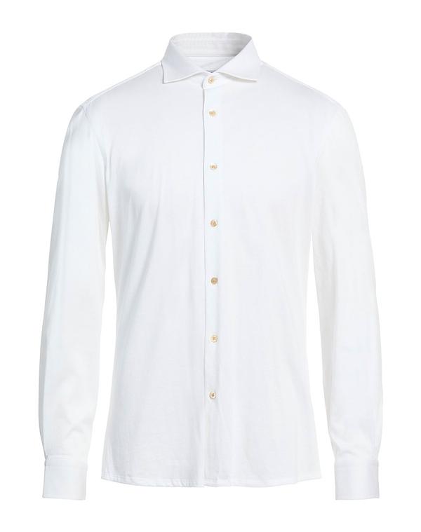 ボリオリ メンズ トップス シャツ BOGLIOLI 無地シャツ White ホワイト