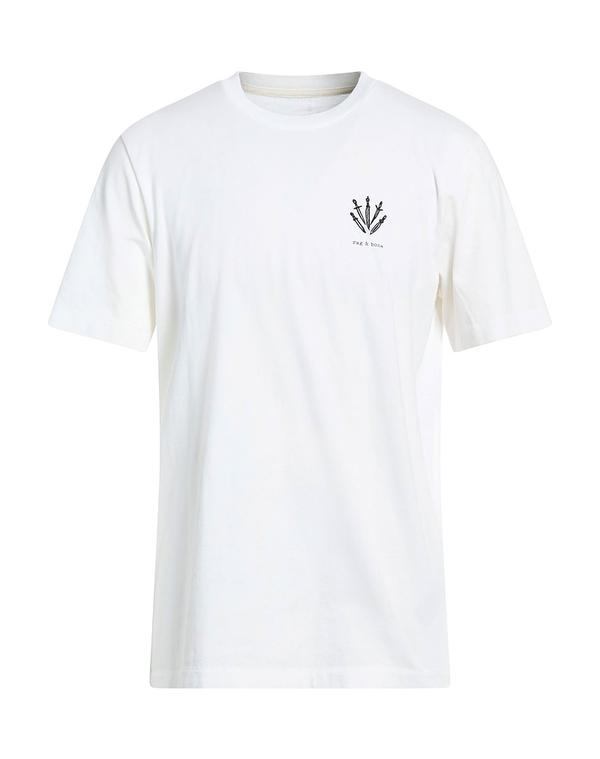 ラグアンドボーン メンズ トップス Tシャツ RAG & BONE Ｔシャツ White ホワイト