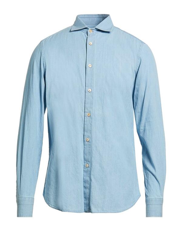 ボリオリ メンズ トップス シャツ BOGLIOLI 無地シャツ Light Blue ブルー