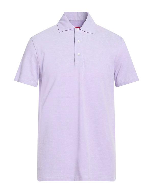 イザイア メンズ トップス ポロシャツ ISAIA ポロシャツ Lilac ライラック