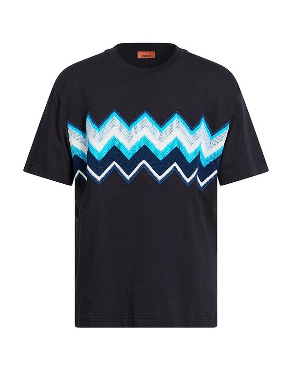 ミッソーニ メンズ トップス Tシャツ MISSONI Ｔシャツ Midnight Blue ブルー