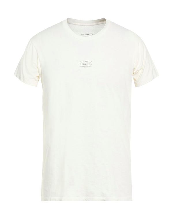 マルタンマルジェラ メンズ トップス プルオーバー MAISON MARGIELA Ｔシャツ Ivory 象牙色
