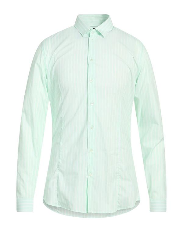 パトリツィア ペペ メンズ トップス シャツ PATRIZIA PEPE ストライプ柄シャツ Light Green グリーン