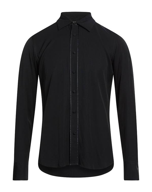 PT トリノ メンズ トップス シャツ PTorino 無地シャツ Black ブラック
