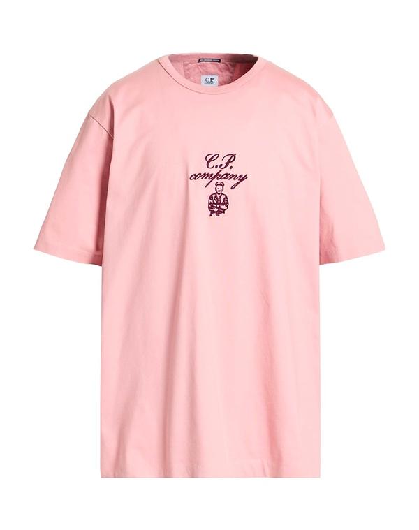 シーピーカンパニー メンズ トップス Tシャツ C.P. COMPANY Ｔシャツ Pink ピンク