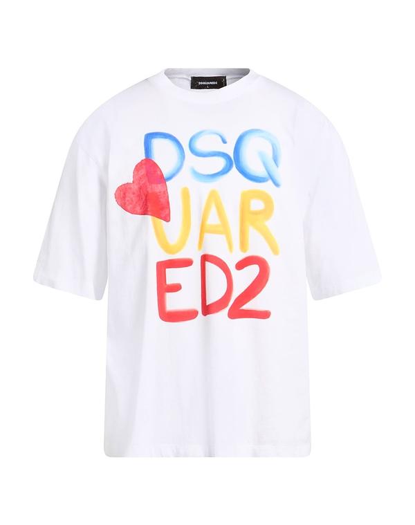 ディースクエアード メンズ トップス Tシャツ DSQUARED2 Ｔシャツ White ホワイト