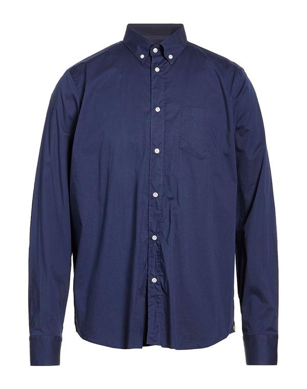 マニュエル リッツ メンズ トップス シャツ MANUEL RITZ 無地シャツ Blue ブルー