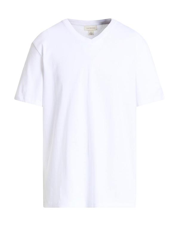 カルバンクライン メンズ トップス Tシャツ CALVIN KLEIN JEANS ベーシック Tシャツ White ホワイト