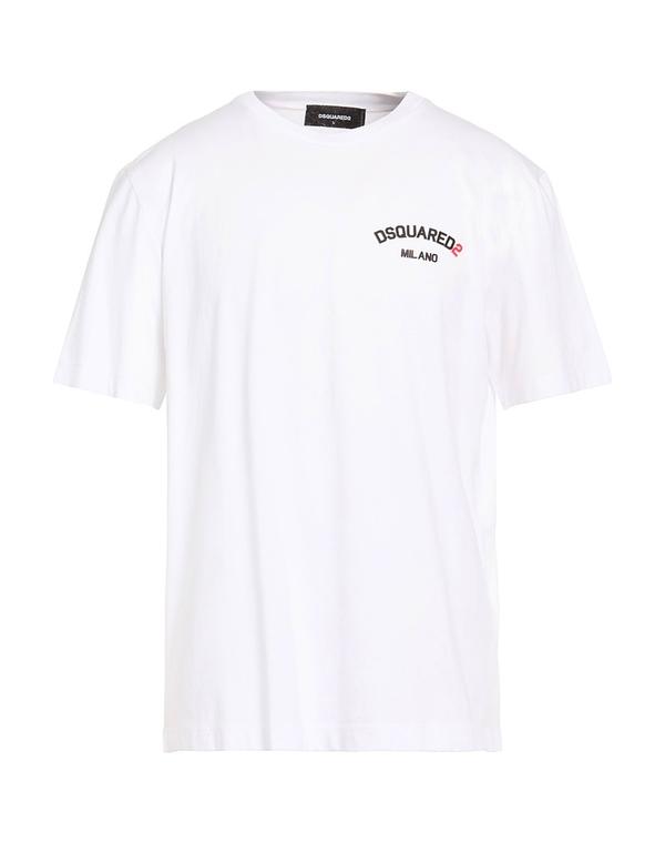 ディースクエアード メンズ トップス Tシャツ DSQUARED2 Ｔシャツ White ホワイト