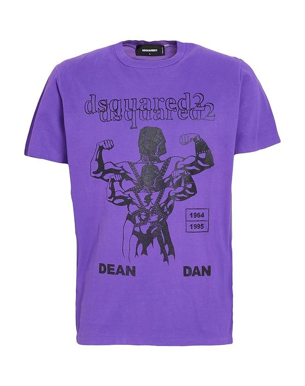 ディースクエアード メンズ トップス Tシャツ DSQUARED2 Ｔシャツ Purple パープル