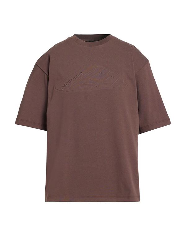ディースクエアード メンズ トップス Tシャツ DSQUARED2 Tシャツ Chocolate Brown ブラウン|ReVida 店