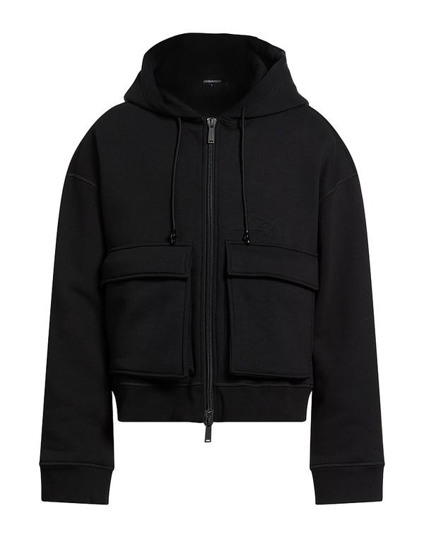 ディースクエアード メンズ アウター パーカー・スウェット DSQUARED2 パーカー Black ブラック