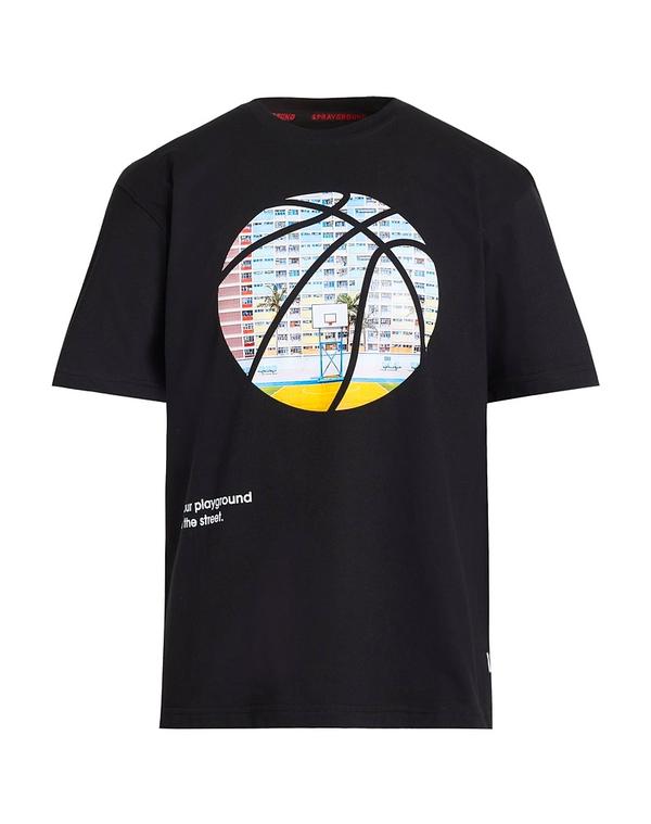 スプレーグランド メンズ トップス Tシャツ SPRAYGROUND Ｔシャツ Black ブラック