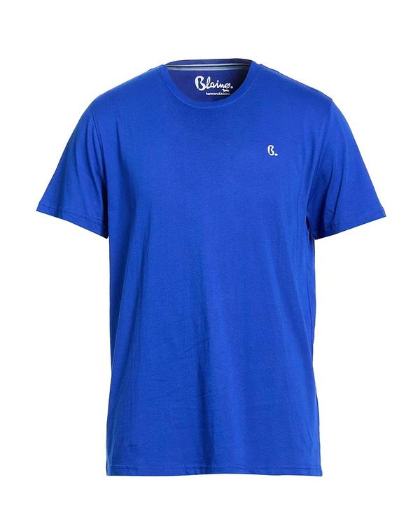 ハーモント & ブレイン メンズ トップス Tシャツ HARMONT & BLAINE ベーシック Tシャツ Bright Blue ブルー