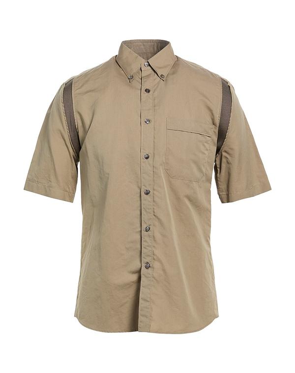 フェラガモ メンズ トップス シャツ FERRAGAMO 無地シャツ Khaki カーキ