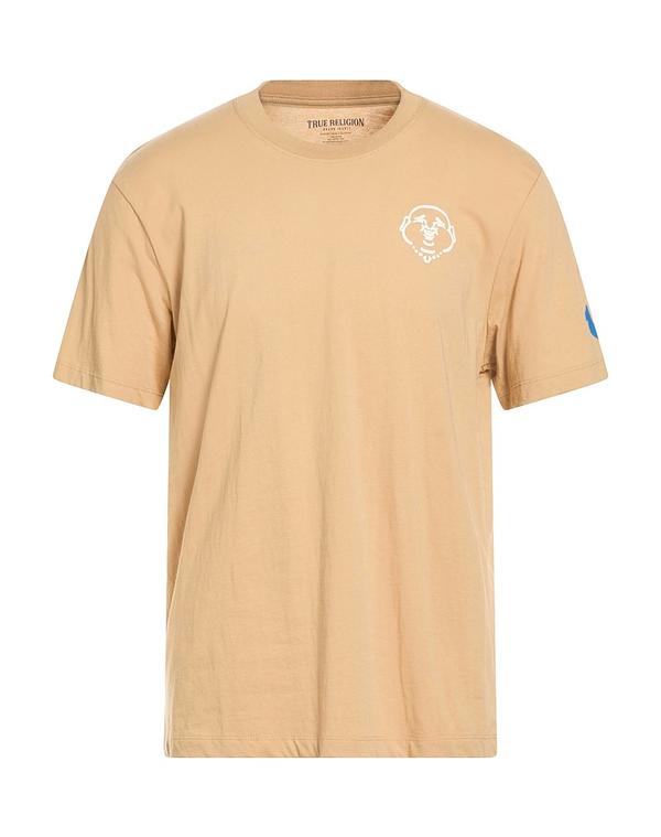 トゥルーレリジョン メンズ トップス Tシャツ TRUE RELIGION Ｔシャツ Beige ベージュ