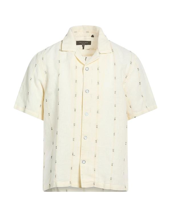 ラグアンドボーン メンズ トップス シャツ RAG & BONE 柄入りシャツ Ivory アイボリー|ReVida 店
