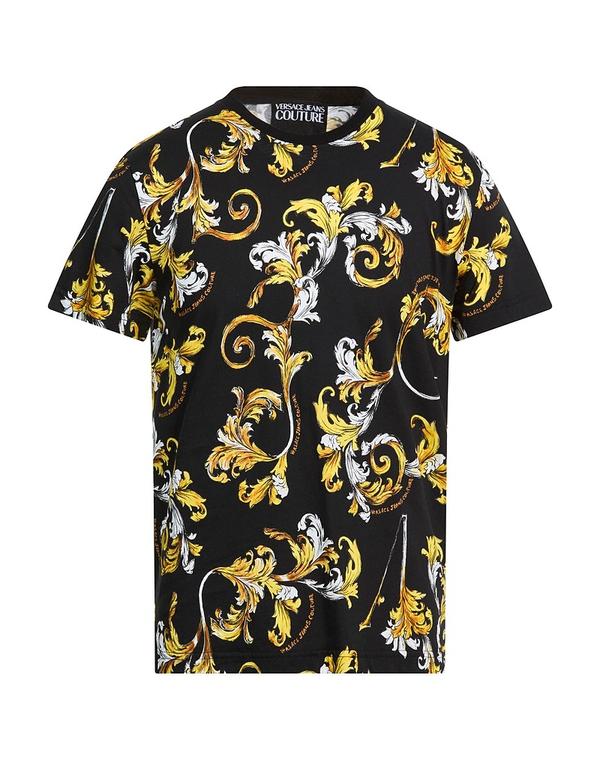 ヴェルサーチ メンズ トップス Tシャツ VERSACE JEANS COUTURE Ｔシャツ Mustard マスタード
