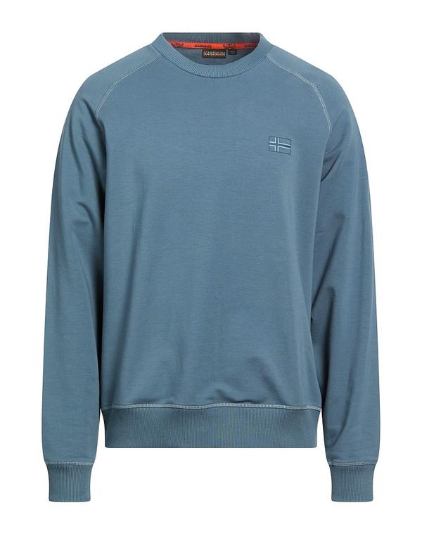 ナパピリ メンズ アウター パーカー・スウェット NAPAPIJRI スウェット Blue Gray グレー