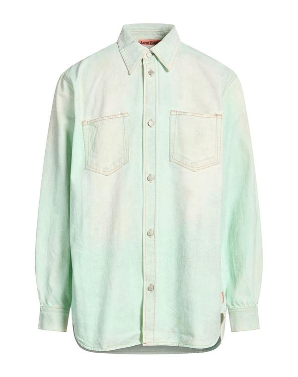 アクネ ストゥディオズ メンズ トップス シャツ ACNE STUDIOS デニムシャツ Light Green グリーン 88,440円