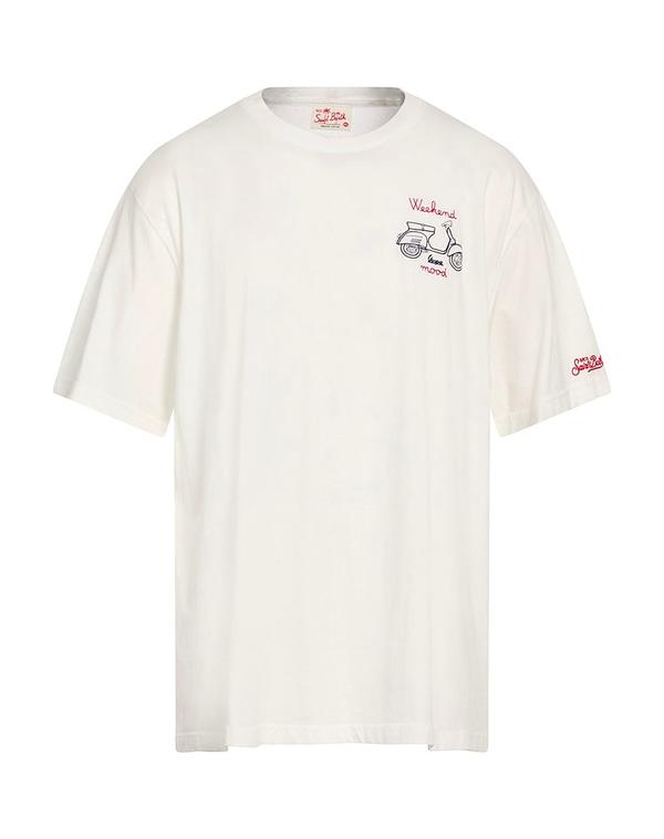 エムシーツーセイントバース メンズ トップス Tシャツ MC2 SAINT BARTH Ｔシャツ White ホワイト