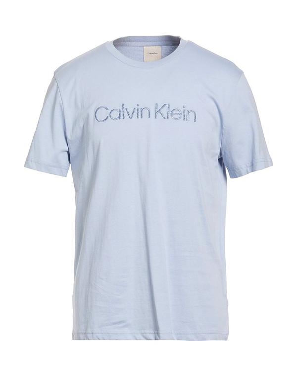 カルバンクライン メンズ トップス Tシャツ CALVIN KLEIN Ｔシャツ Azure Blue ブルー