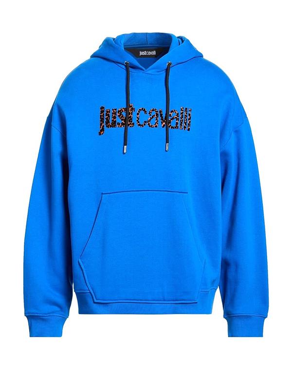 ジャストカバリ メンズ アウター パーカー・スウェット JUST CAVALLI スウェット Blue ブルー