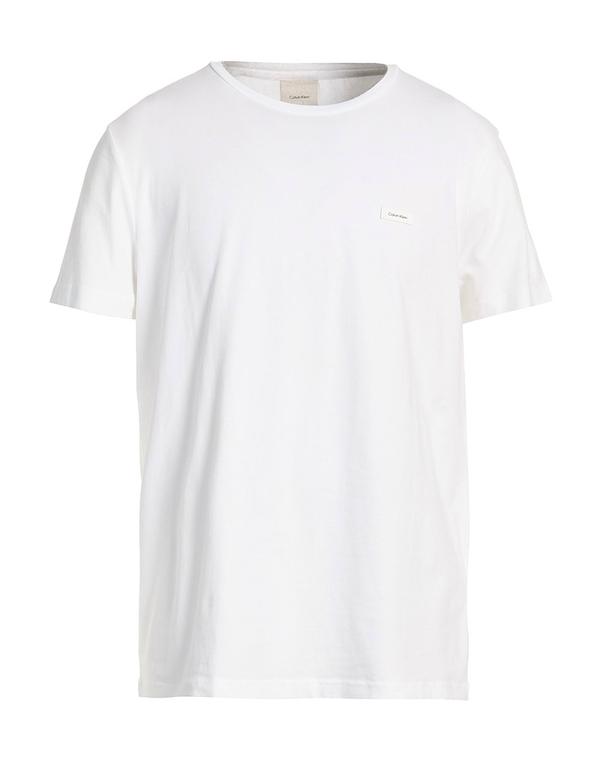 カルバンクライン メンズ トップス Tシャツ CALVIN KLEIN ベーシック Tシャツ White ホワイト