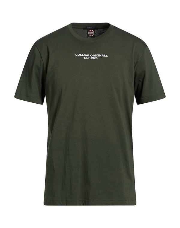コルマール メンズ トップス Tシャツ COLMAR Ｔシャツ Dark Green グリーン｜ReVida 店