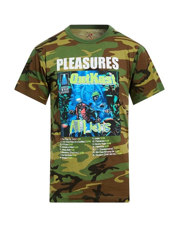 プレジャーズ メンズ トップス Tシャツ PLEASURES Ｔシャツ Military Green グリーン
