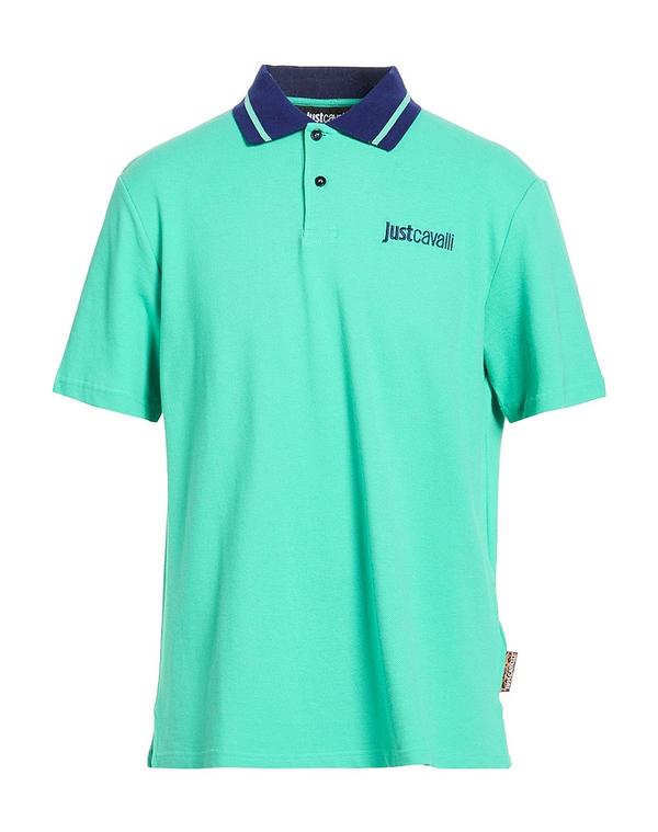 ジャストカバリ メンズ トップス ポロシャツ JUST CAVALLI ポロシャツ Green グリーン
