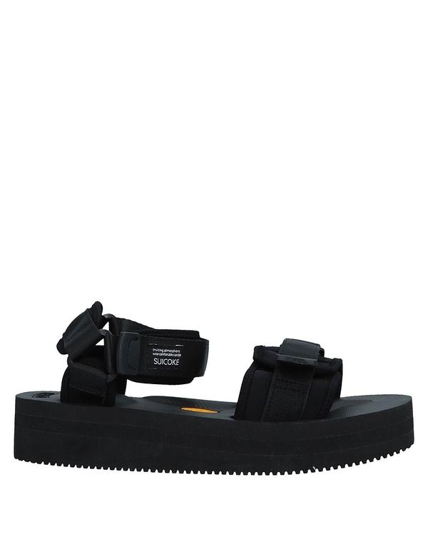 スイまかない方 メンズ シューズ サンダル SUICOKE サンダル Black 黒いこと メンズ靴-靴-スリッポン