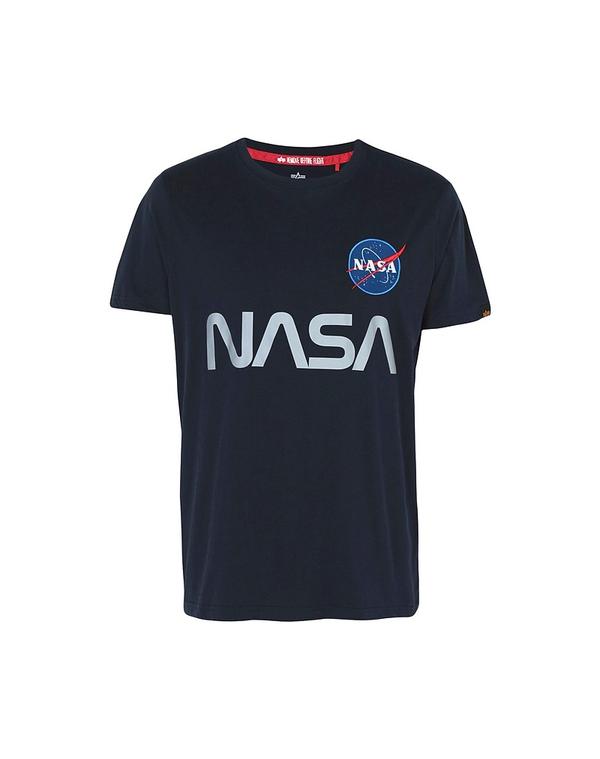 アルファインダストリーズ メンズ トップス Tシャツ ALPHA INDUSTRIES Ｔシャツ Midnight Blue ブルー