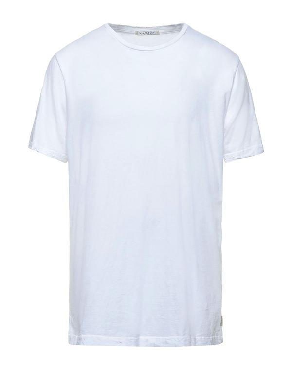 クロスリー メンズ トップス Tシャツ CROSSLEY ベーシック Tシャツ White ホワイト