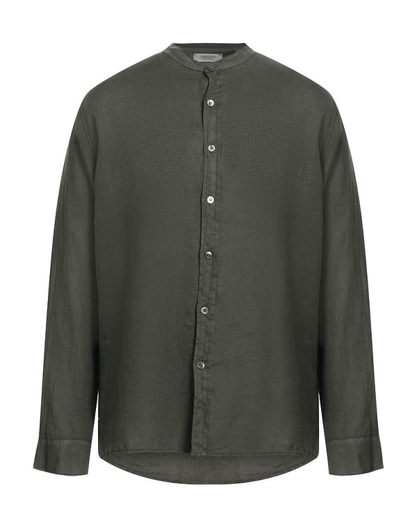 クロスリー メンズ トップス シャツ CROSSLEY 無地シャツ Military Green グリーン｜ReVida 店 24,336円