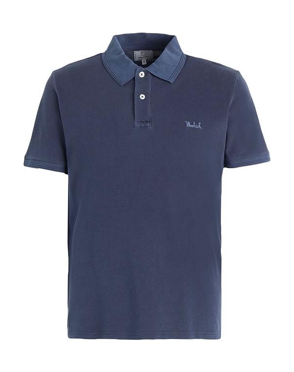 羊毛 金持ち メンズ トップス スポーツシャツ WOOLRICH スポーツシャツ Midnight Blue 青み