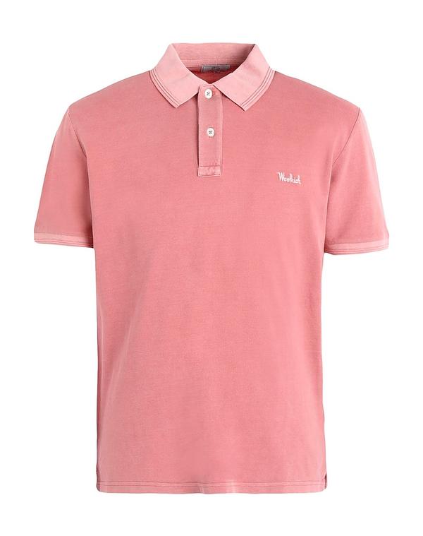 羊毛 金持ち メンズ トップス スポーツシャツ WOOLRICH スポーツシャツ Pink サクラ色
