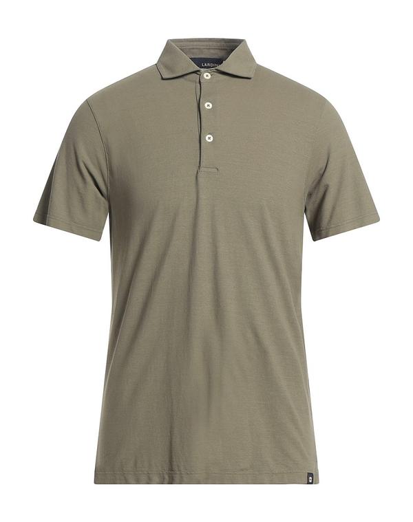 ラルディーニ メンズ トップス スポーツシャツ LARDINI スポーツシャツ Military Green 緑であること メンズファッション-ポロシャツ-トップス