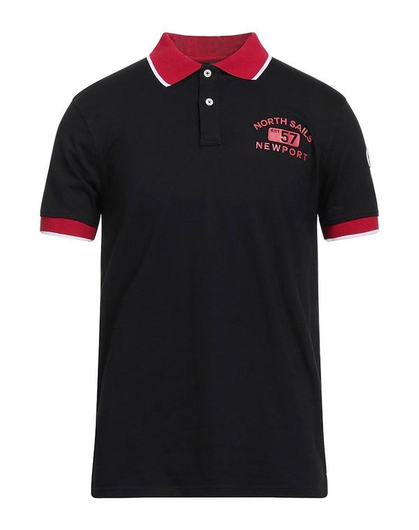 ノースセール メンズ トップス ポロシャツ NORTH SAILS ポロシャツ Black ブラック｜ReVida 店 14,804円