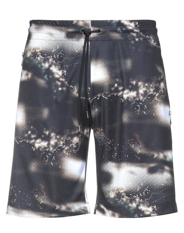 ビッケンバーグス メンズ ボトムス 二分の一ズボン下・さる股引き BIKKEMBERGS 遊撃手ズボン下＆バミューダズボン下 Black 黒いこと