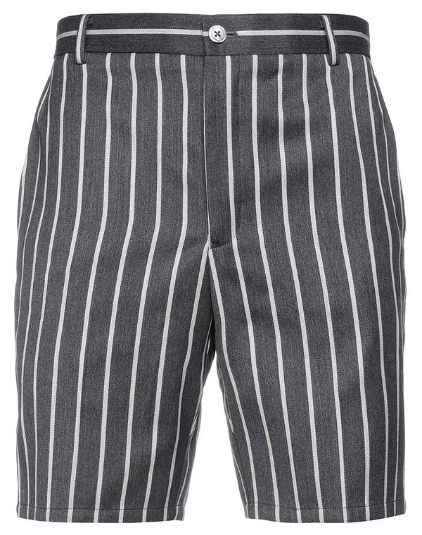 トムブラウン メンズ ボトムス ハーフパンツ・ショーツ THOM BROWNE ショートパンツ＆バミューダパンツ Charcoal チャコール