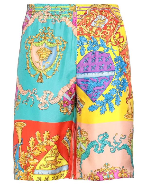 ヴェルサーチ メンズ ボトムス ハーフパンツ・ショーツ VERSACE ショートパンツ＆バミューダパンツ Yellow イエロー