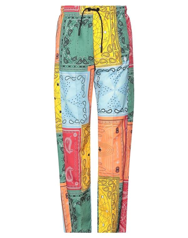 マルセロバーロン メンズ ボトムス カジュアルパンツ MARCELO BURLON パンツ Yellow イエロー