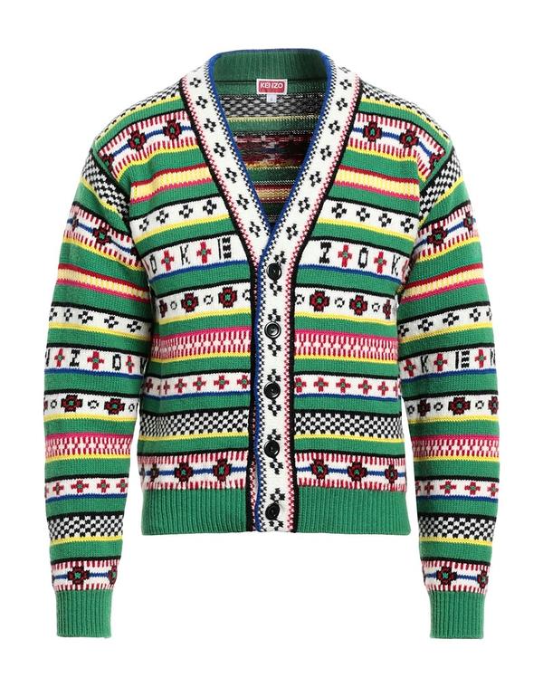 ケンゾー メンズ アウター ジレー KENZO ジレー Green 緑であること