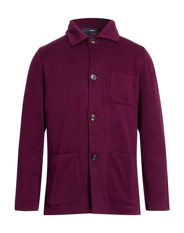 ラルディーニ メンズ アウター ジレー LARDINI ジレー Plum 酸桃