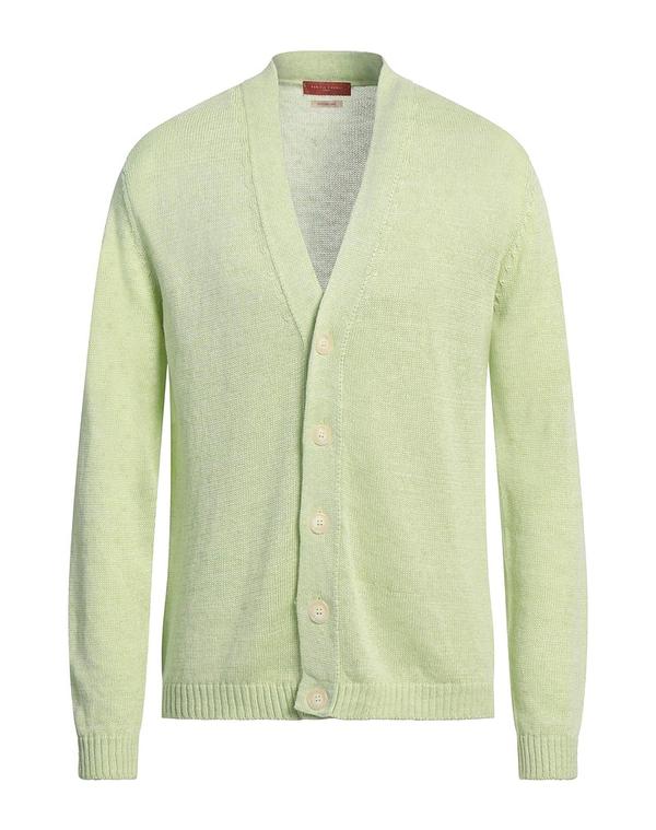 ダニエル フィエゾリ メンズ アウター カーディガン DANIELE FIESOLI カーディガン Light Green グリーン