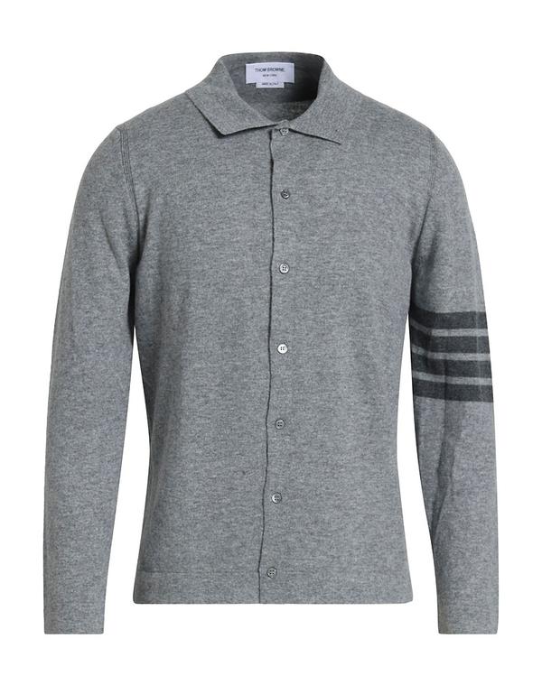 トム赤銅色 メンズ アウター ジレー THOM BROWNE ジレー Gray 薄墨色
