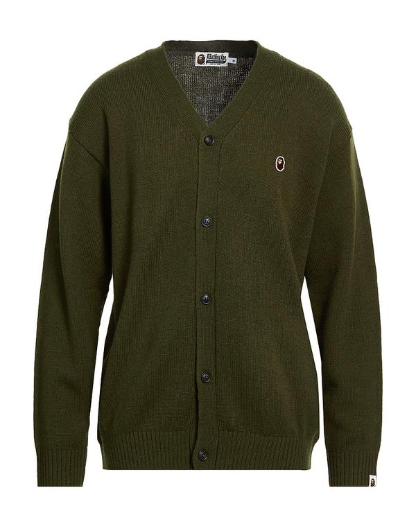 ア ベイシング エイプ メンズ アウター カーディガン A BATHING APE カーディガン Military Green グリーン