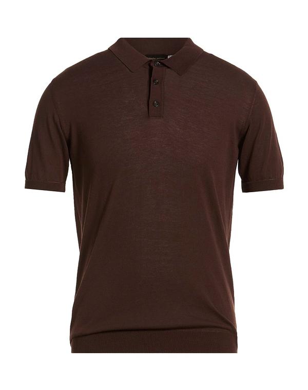 ロベルトコリーナ メンズ トップス シャツ ROBERTO COLLINA プルオーバー Chocolate Brown ブラウン